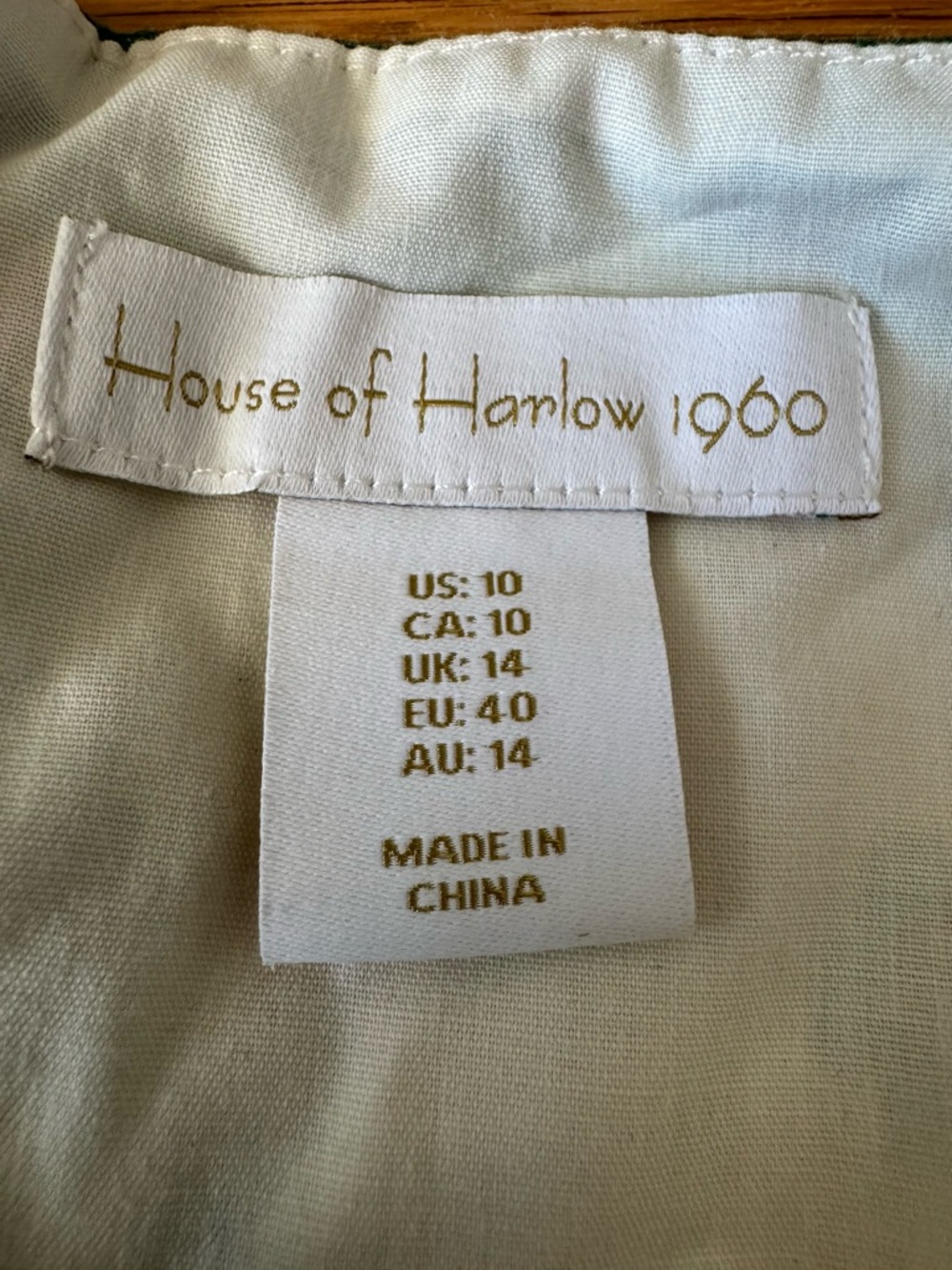 House of Harlow Floral Linen Blend Peplum Top Sleeveless Cottage Boho - Picture 4 of 7